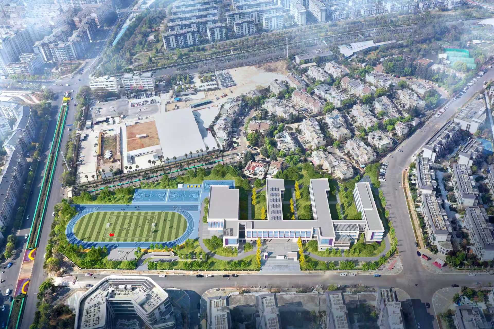 西山区草海5号片区A10地块新建幼学建设项目开工
